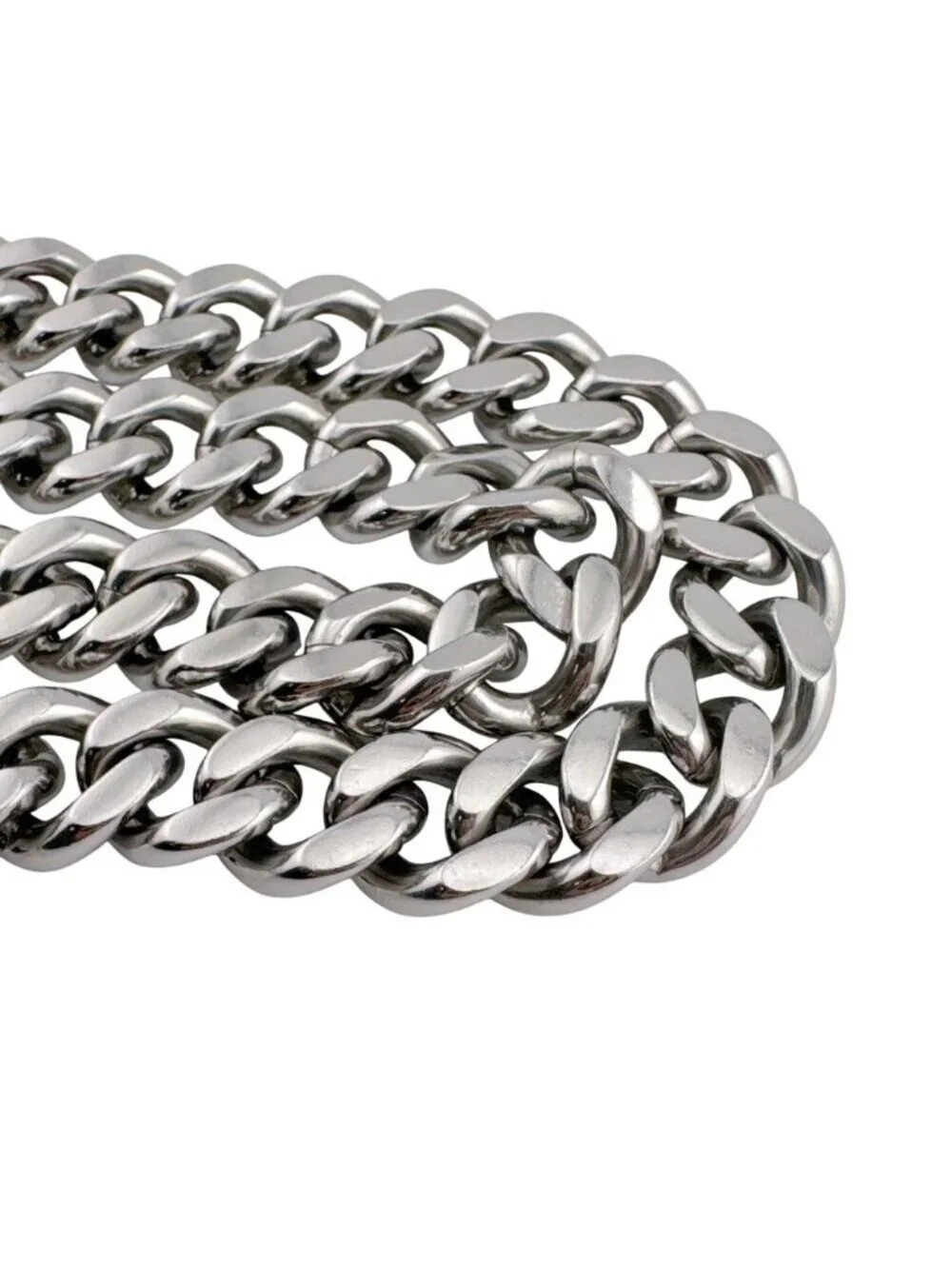 Fendi Logo Necklace Silver